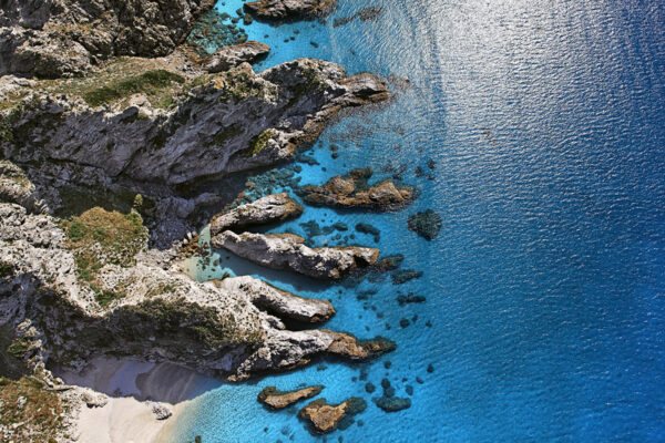 Aerial view, Capo Vaticano, Ricadi, Calabria, Italy
